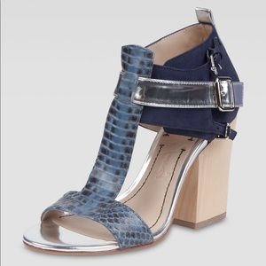 Elizabeth and James - Carrie Sandal - Blue/Silver